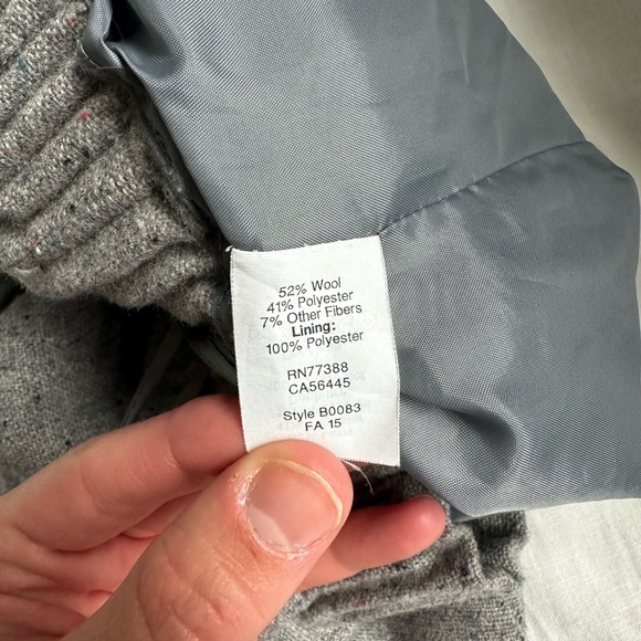 J Crew size 2 gray work skirt (rainbow speckled) - Picture 5 of 6